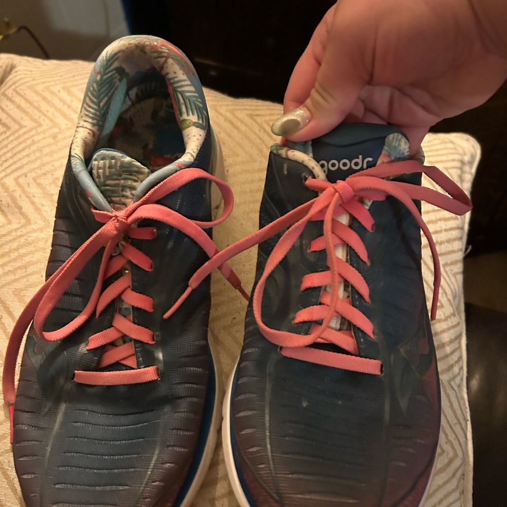 Goodr Women's Athletic Shoes - Blue and Pink